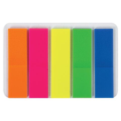 Закладки клейкие пластиковые 45х12мм 5цв х20л неон ЮНЛАНДИЯ 1/48 (Клиент) Закладки клейкие пластиковые 45х12мм 5цв х20л неон ЮНЛАНДИЯ 1/48 (Клиент)