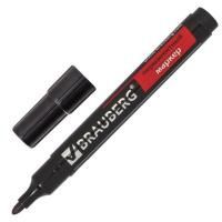 Маркер перманентный черный 3мм круглый наконечник Contract BRAUBERG 1/12/1152 Маркер перманентный черный 3мм круглый наконечник Contract BRAUBERG 1/12/1152