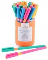 Ручка шариковая масляная синяя 0,5мм LOREX NEON Slim Soft 1/24 Ручка шариковая масляная синяя 0,5мм LOREX NEON Slim Soft 1/24