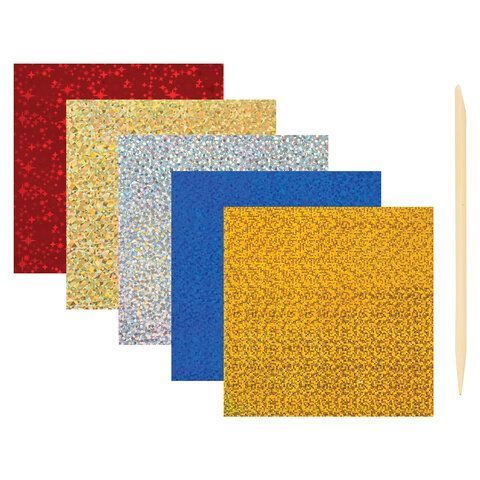 Аппликация из фольги 20х15см Юнландия Ракета 1/1 Аппликация из фольги 20х15см Юнландия Ракета 1/1