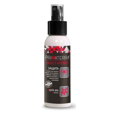 Спрей для кожи защитный от клещей, комаров, слепней 200мл Primaterra Insect Intense 1/40 (Клиент) Спрей для кожи защитный от клещей, комаров, слепней 200мл Primaterra Insect Intense 1/40 (Клиент)