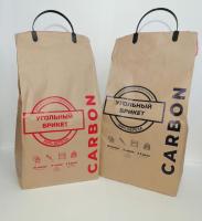 Уголь березовый в брикетах для мангалов, грилей 5ч горения CARBON 10л 2,4кг Уголь березовый в брикетах для мангалов, грилей 5ч горения CARBON 10л 2,4кг