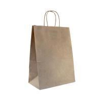 Пакет бумажный крафт с кручеными ручками 320х200х370 200/200 Пакет бумажный крафт с кручеными ручками 320х200х370 200/200