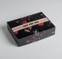 Подарочная коробка 21х15х5см Цветы 1/10/150 Подарочная коробка 21х15х5см Цветы 1/10/150