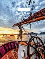 Пакет с вырубной ручкой (31х40)-60 Морской закат глянец 50/1000 Пакет с вырубной ручкой (31х40)-60 Морской закат глянец 50/1000