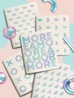 Тетрадь 48л А5 клетка мелованный картон Lorex HOLOCHROME  5/80