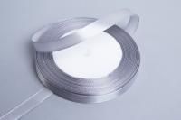 Лента атласная 10мм 25м серая 1/10 Лента атласная 10мм 25м серая 1/10