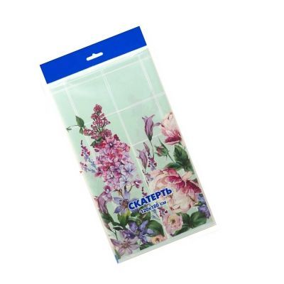 Скатерть полиэтиленовая 120х180см Мятное утро 1/50 Скатерть полиэтиленовая 120х180см Мятное утро 1/50