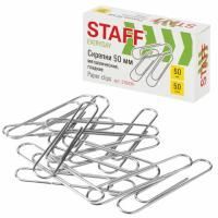 Скрепки 50мм 100шт металлические STAFF EVERYDAY 1/8/80