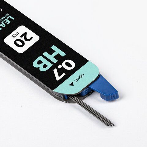 Грифель запасной 20шт НB 0,7мм Black Jack BRAUBERG 1/36/1440