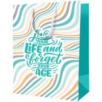 Пакет подарочный бумажный (18х23х10) ламинир Forget age ArtSpace 1/12/144 Пакет подарочный бумажный (18х23х10) ламинир Forget age ArtSpace 1/12/144