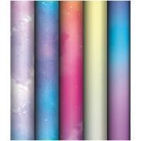 Бумага подарочная глянц 70х100см 80 г/м2 ассорти Облака 1/50 Бумага подарочная глянц 70х100см 80 г/м2 ассорти Облака 1/50