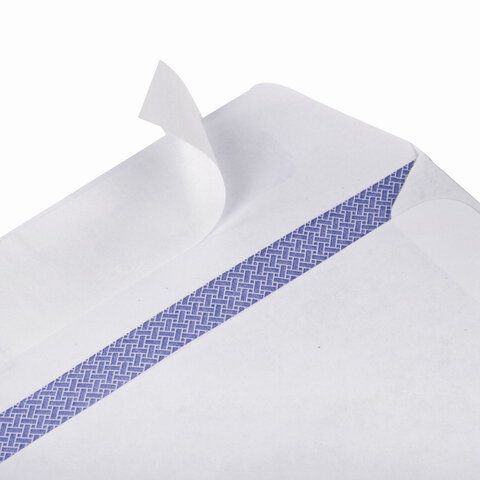 Конверты С5 162х229мм 80г/м2 отрывная лента Куда-Кому внут.запечатка BRAUBERG 100/1000 (Клиент)