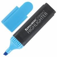 Текстмаркер голубой 1-5мм скошенный наконечник BRAUBERG CONTRACT 1/10 Текстмаркер голубой 1-5мм скошенный наконечник BRAUBERG CONTRACT 1/10