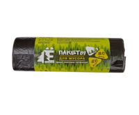 Мешок для мусора 30л рулон ПНД (48х58)-6 черные Эконом 2,9г Ё-Ромашка (20шт) 1/50 Мешок для мусора 30л рулон ПНД (48х58)-6 черные Эконом 2,9г Ё-Ромашка (20шт) 1/50