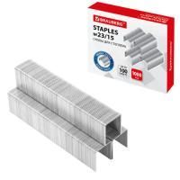 Скобы №23/15 1000 шт от 40 до 100л BRAUBERG 1/10/120 Скобы №23/15 1000 шт от 40 до 100л BRAUBERG 1/10/120