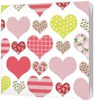 Салфетки (33х33) 3-сл Лоскутное сердце (20) 1/15 Салфетки (33х33) 3-сл Лоскутное сердце (20) 1/15