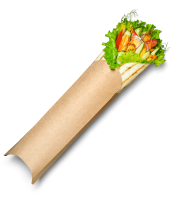 Коробка для роллов 200х70х55мм 750мл крафт OSQ PILLOW L 50/700 Коробка для роллов 200х70х55мм 750мл крафт OSQ PILLOW L 50/700