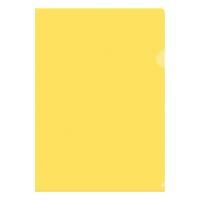 Папка-уголок А4 прозрачная желтая 150мкм OfficeSpace 1/20 Папка-уголок А4 прозрачная желтая 150мкм OfficeSpace 1/20