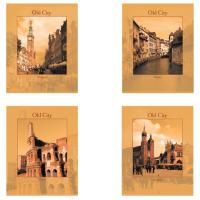 Тетрадь 96л А5 клетка офсет №2 мелованный картон Города STAFF 1/56