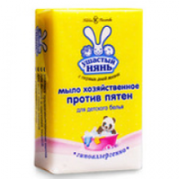 Мыло хозяйственное 180гр Ушастый нянь от пятен 1/36