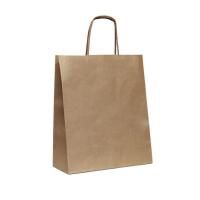 Пакет бумажный крафт с кручеными ручками 220х120х250 70гр/м2 250/250 Пакет бумажный крафт с кручеными ручками 220х120х250 70гр/м2 250/250