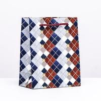 Пакет подарочный бумажный (11,5х14,5х6,5) ламинир Ромб 1/6 Пакет подарочный бумажный (11,5х14,5х6,5) ламинир Ромб 1/6