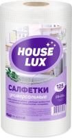 Салфетки вискозные рулон (28х20) House Lux универсальные (125) 1/12 Салфетки вискозные рулон (28х20) House Lux универсальные (125) 1/12
