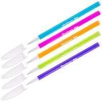 Ручка шариковая синяя 0,7мм игольчатый стержень корпус ассорти Berlingo Slick 1/60 Ручка шариковая синяя 0,7мм игольчатый стержень корпус ассорти Berlingo Slick 1/60