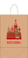 Пакет бумажный крафт с кручеными ручками 220х120х250 Экокрафт  Москва 300/300 Пакет бумажный крафт с кручеными ручками 220х120х250 Экокрафт  Москва 300/300