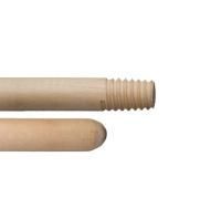 Черенок для щетки деревянный с резьбой А  Черенок для щетки деревянный с резьбой А