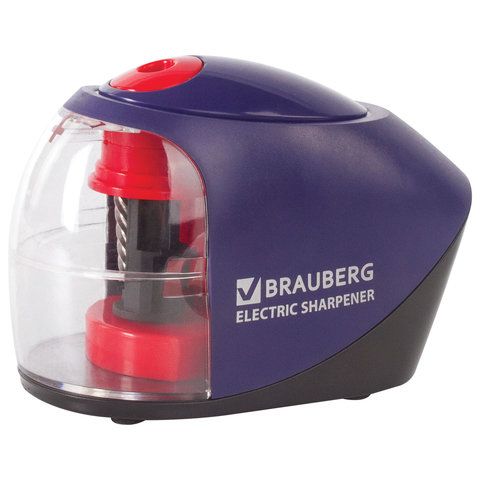 Точилка электрическая питание от 4 батареек АА, спиралевидное лезвие BRAUBERG Delta 1/8/32 Точилка электрическая питание от 4 батареек АА, спиралевидное лезвие BRAUBERG Delta 1/8/32