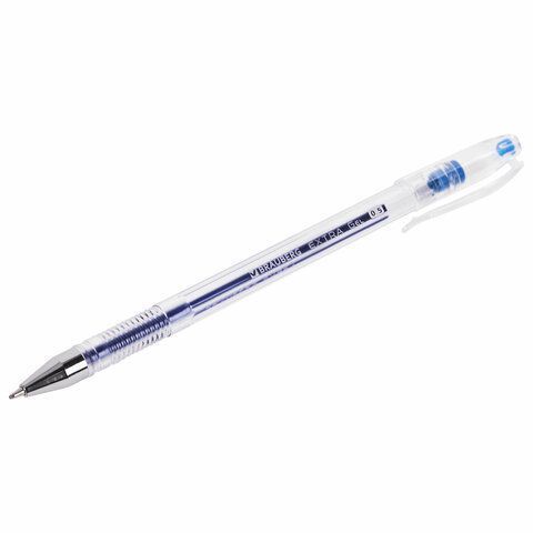 Ручка гелевая синяя 0,5мм линия 0,35мм BRAUBERG EXTRA 1/12