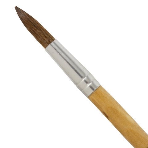 Кисть пони круглая №8  BRAUBERG 1/30 Кисть пони круглая №8  BRAUBERG 1/30