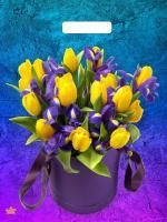 Пакет с вырубной ручкой (31х40)-60 Желтые тюльпаны ламинат Тико 50/500 Пакет с вырубной ручкой (31х40)-60 Желтые тюльпаны ламинат Тико 50/500