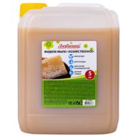 Мыло хозяйственное жидкое 5л Любаша 1/4 