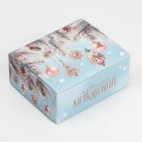 НГ Подарочная коробка 12х10х5см Чудесных мгновений 1/1