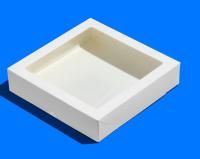 Контейнер бумажный с окном 1500мл 200х200х45мм белая ламин OSQ Tabox PRO ST 25/225 Контейнер бумажный с окном 1500мл 200х200х45мм белая ламин OSQ Tabox PRO ST 25/225