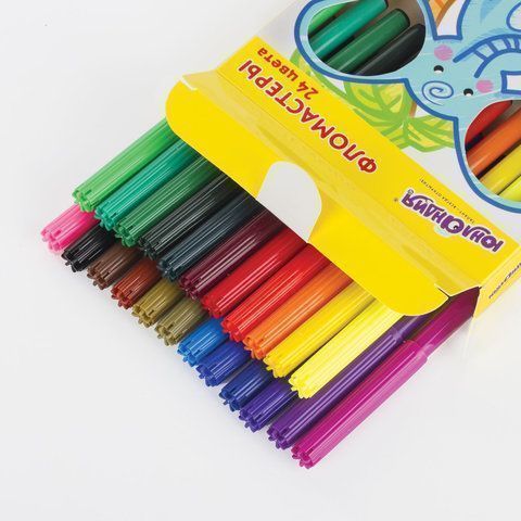 Фломастеры 24цв вентилируемый колпачок ЮНЛАНДИЯ ЭКЗОТИКА 1/12/96