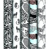 Бумага подарочная крафт 70х100см 70г/м ассорти Анималистичный принт 1/50 Бумага подарочная крафт 70х100см 70г/м ассорти Анималистичный принт 1/50