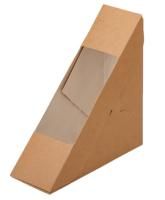 Контейнер бумажный Сэндвич бокс треугольный 126х126х61 OSQ SANDWICH 60 50/400  Контейнер бумажный Сэндвич бокс треугольный 126х126х61 OSQ SANDWICH 60 50/400