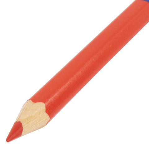 Карандаш двухцветный утолщённый KOH-I-NOOR 1шт красно-синий грифель 3,8мм (клиент) Карандаш двухцветный утолщённый KOH-I-NOOR 1шт красно-синий грифель 3,8мм (клиент)
