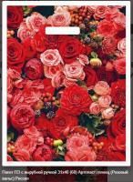 Пакет с вырубной ручкой (31х40)-60 Розовый вальс глянец 50/1000 Пакет с вырубной ручкой (31х40)-60 Розовый вальс глянец 50/1000