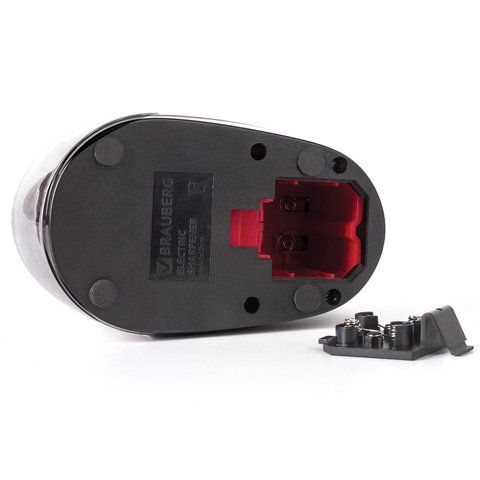 Точилка электрическая питание от 4 батареек АА, спиралевидное лезвие BRAUBERG Delta 1/8/32 Точилка электрическая питание от 4 батареек АА, спиралевидное лезвие BRAUBERG Delta 1/8/32